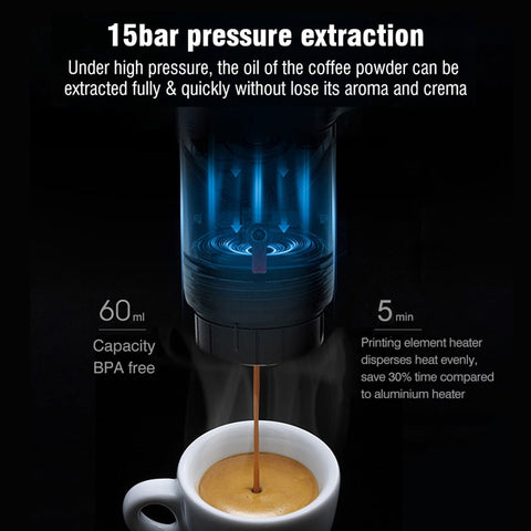 HiBREW Portable Car Coffee Machine - Alpha Coffee USA