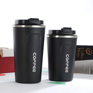 Double Stainless Steel Coffee Mug - Alpha Coffee USA